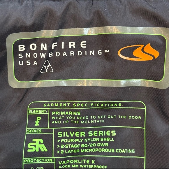 Bonfire Kids Snowboarding Jacket - Picture 5 of 6